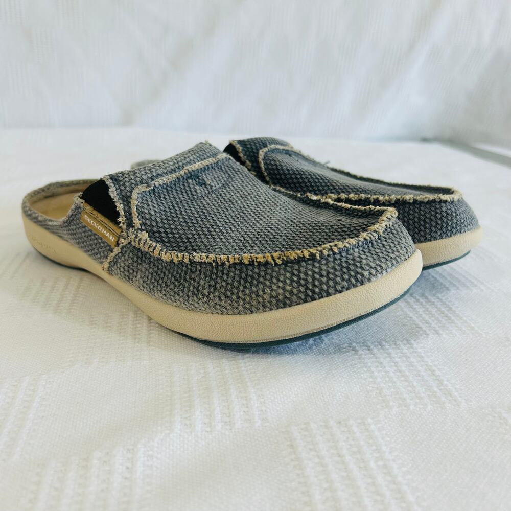 Gecko Man Mens 8 Slip On Walk Hero Gray